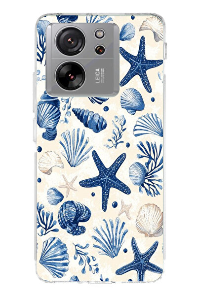 TechTree حافظة سيليكون مطبوع متوافقة مع هاتف Xiaomi Mi 13T-13T PRO بنمط صدفة ...