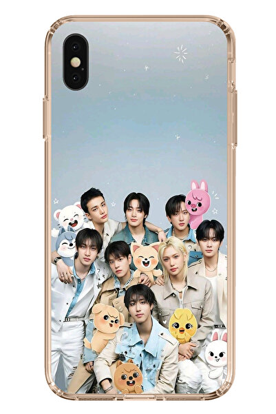 TechTree حافظة سيليكون مطبوع متوافقة مع هاتف iPhone XS MAX بتصميم فرقة K-Pop ...