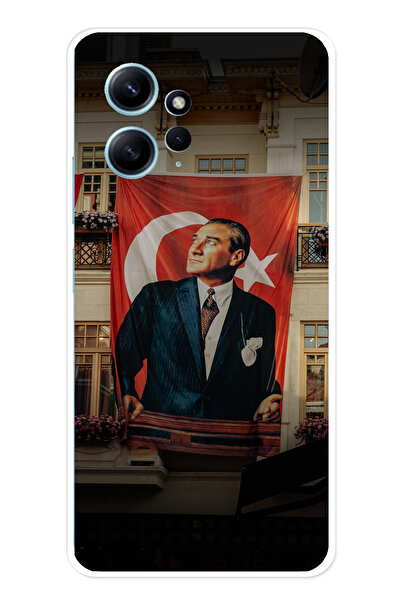 TechTree حافظة سيليكون متوافقة مع هاتف Redmi Note 12 4G بتفاصيل العلم العملاق...