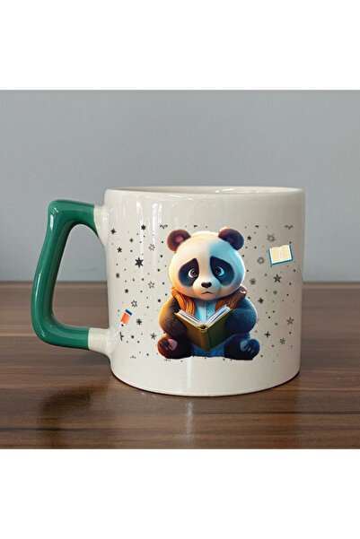 Kırtasiye Ofisi الباندا الحزينة - المهنة: طالب، كوب هدية للمهنة الرائدة بمقبض...