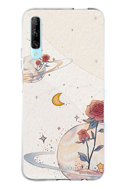 TechTree حافظة سيليكون متوافقة مع هاتف Huawei P Smart PRO، Planet and Star an...