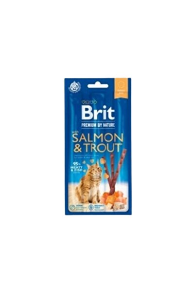 BRETT بريت مكافات للقطط عصي بالسلمون وسمك التراوت 15g
