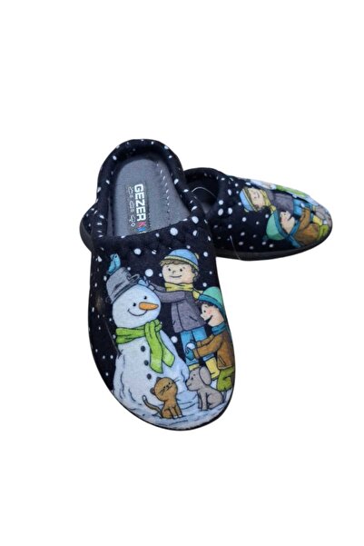GEZER Boy's Winter Space Run Comfortable Sole Home Garden Gondola Slippers