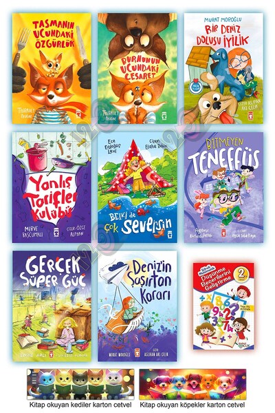 Timaş Çocuk 1. 2. Sınıf Okuma Burnunun Ucundaki Cesaret Tasmanın Ucundaki Özg...