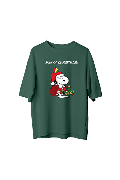 CANDLEMASTORE Snoopy Christmas - Oversize T-Shirt