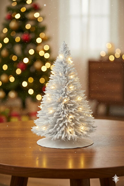 retroelektrik Işıl Çam Masaustu Çam Ağacı 30cm