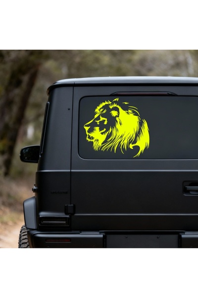 StickITsibiu Lion Tribal – Autocolant Auto 4×4 Off-Road – Dimensiuni 70x69cm.