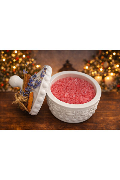 Anais&Iulian Deco Srl Recipient decorativ handmade cu sare parfumată