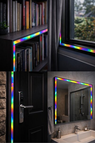 ÖZGÜL REKLAM 🌈 Hologram Folyo Şerit 236 cm x 2cm | Bisiklet, Motor, Araç & E...