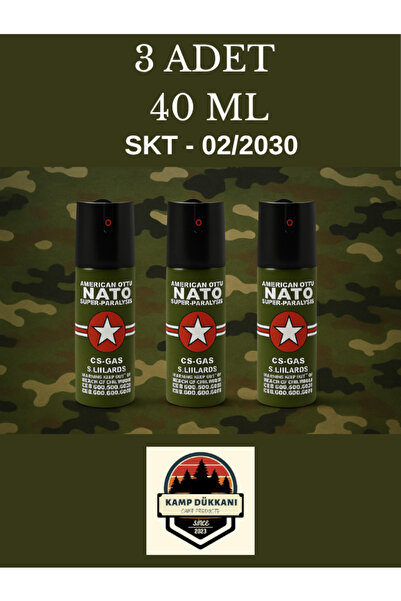 kamp dükkanı 3 Adett Biber.r Kişisel Gazııı.Spreyy // 3 x (40ml)