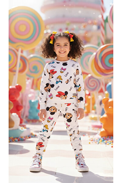 ATA7 Children's set with Mickey and Minnie Mouse print