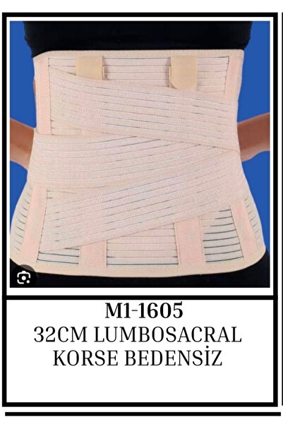 Rehamer Medikal 32 cm Lumbosakral Bel Korsesi | Bedensiz Ayarlanabilir | Bel–...