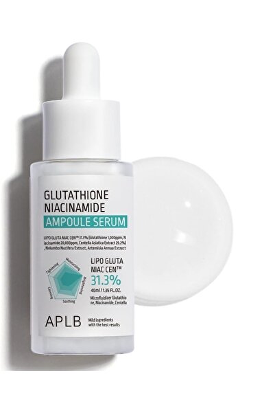 MQ AP LB Glutathione & Niacinamide Ampoule Serum, 40 ml (1.4 fl oz) - Unisex,...