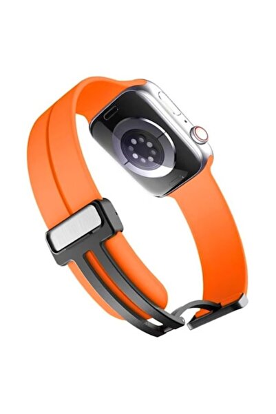 OEM Orange Silicon Magnetic Strap for Apple Watch