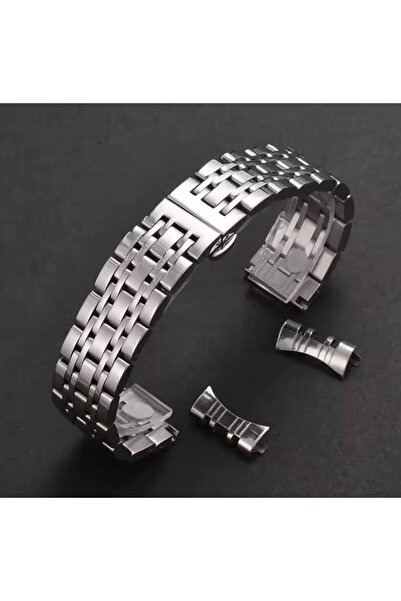 T-WINNER 20MM GÜMÜŞ RENK ÇELİK SAAT KORDONU