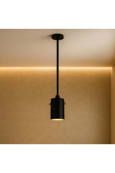 genric مصباح LED أسود معلق بتصميم عصري