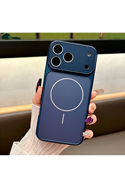 KumOziShop iPhone 11 ProMax Uyumlu MagSafe Özellikli 17 Görünümlü Kamera Koru...