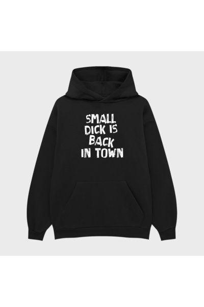 PURE EFFECT Hanorac unisex SMALL DCK IF BACK cu imprimeu 3 Thread Ş cu căptuș...