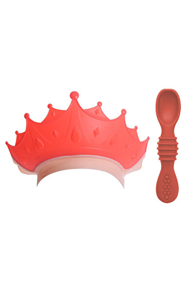 Teno Căciulă de baie pentru copii cu linguriță masticabilă din silicon inclusă, protecție pentru ochi și urechi cu șampon