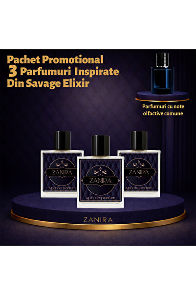 Zanira Set Promoțional 3 Parfumuri 001 – Inspirat din Savage Elixir