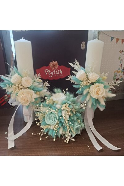 MIKKA STYLE Lumânări și buchet de nuntă