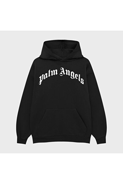 PURE EFFECT Hanorac unisex PALM CLASSIC cu imprimeu 3 Thread Ş cu căptușeală ...