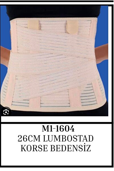 Rehamer Medikal 26 cm Lumbostad Bel Korsesi | Bedensiz Ayarlanabilir | Bel ve...