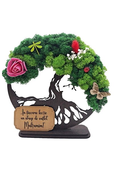 OEM Pictură decorativă - Arborele Vieții cu licheni stabilizați