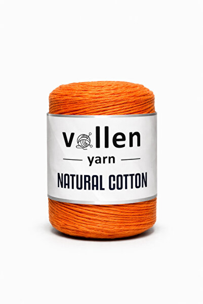 vollen yarn 100Gr/200M Premium Natural Cotton Amigurumi and Punch Yarn, Crochet Hand Knitting Yarn