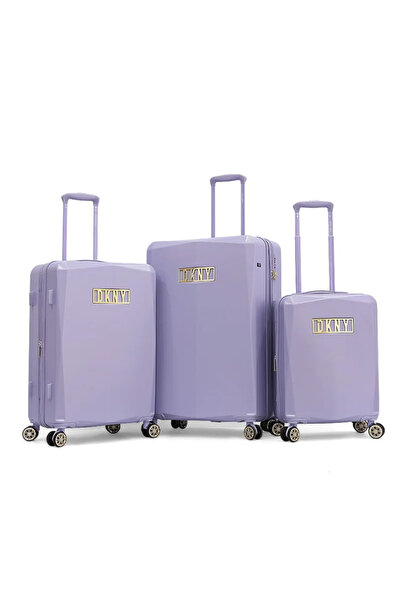Dkny طقم حقائب سفر صلبة من 3 قطع بعجلات دوارة