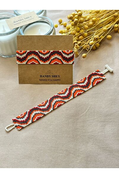 hand shey Ateş Dalgası - Miyuki Boncuk Bileklik | El Yapımı