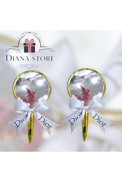 ceneric Gold mirror arrangements with ribbon