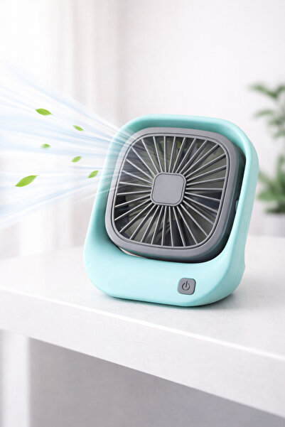 TelkurTeknoloji YK Desıgn ZB083 Masa Üstü Mini Fan – Sessiz Çalışma, Kompakt ...