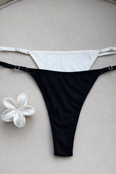 YOYYO Δώρο Γυναικεία εσώρουχα 2 τεμαχίων τύπου Thong Εσώρουχα με ρυθμιζόμενο ...