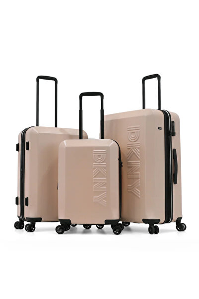Dkny طقم حقائب سفر صلبة من 3 قطع بعجلات دوارة