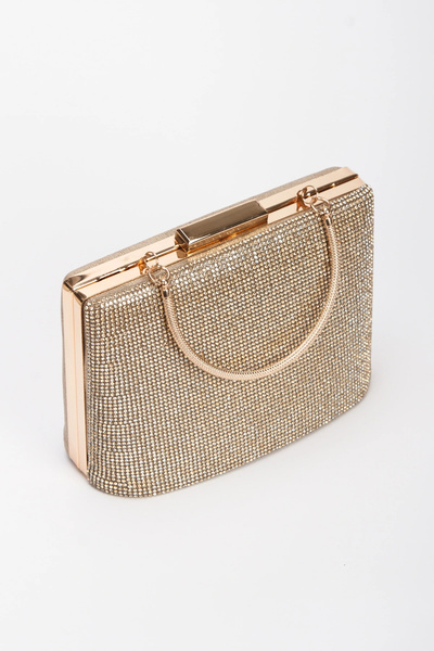 MFT AYAKKABI Geantă clutch portofoliu pentru rochie de seară cu strasuri pent...