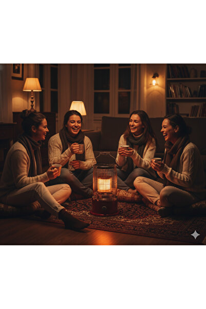 Koolen دفاية كهربائية - كولين - 2000 واط - 3 مستويات للحرارة - أحمر -