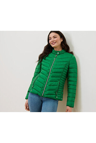 Tchibo Women's Quilted Jacket, Green