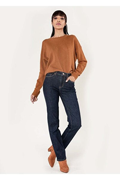 Nina Carter Women's Jeans Dark Blue Straight P517-18 M9