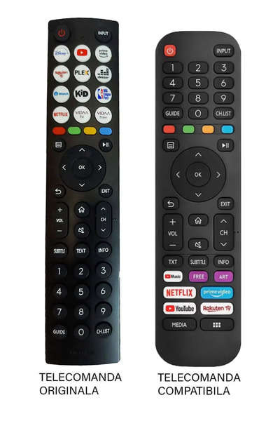OEM Telecomanda inlocuitoare compatibila TV Hisense ERF2N36 ER 9484 /MFY 1159...