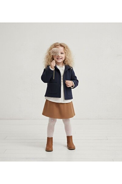 Crn Kids Kaşe Jacket Suede Skirt 3-Piece Set 2-10 Years