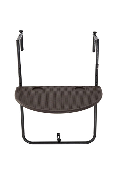 aosom Masa suspendata rotunda μπαλκόνι, Pliabil, Maro