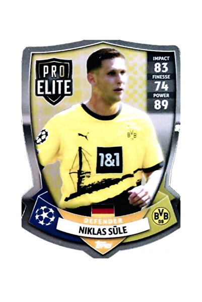 Topps نيكلاس سوليه برو إيليت كروم شيلد بوروسيا دورتموند إس إتش 13