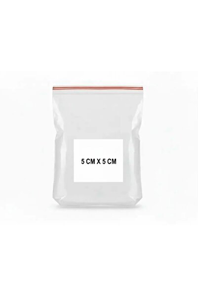 ZİPP BAG أكياس زيبلوك 5 سم × 5 سم وأكياس قابلة للإغلاق وأكياس للثلاجة (2000 ق...