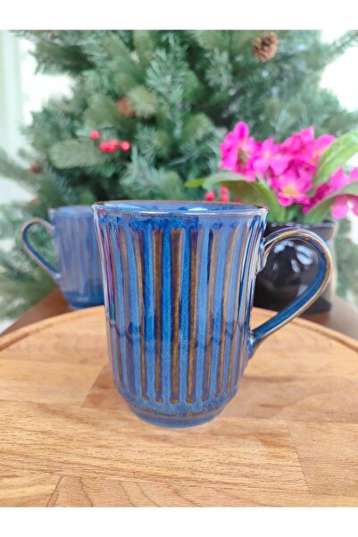 Madame Coco Bien Indigo Mug 300 ml - Navy Blue - 1 Piece