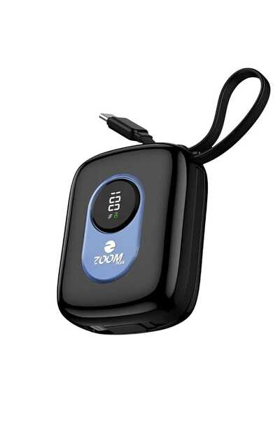 Zoom Plus باور بانك فائق السرعة بسعة 10000 مللي أمبير تصميم أنيق وصغير الحجم ...