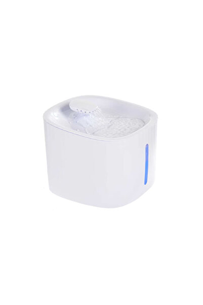 Mascow Dispozitiv apa pentru animale de companie, 19,5 x 19,5 x 15,2 cm, Alb