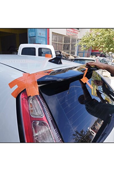 DEMİRTUNİNG Fiat Punto Parlak Siyah Boyalı Fiber Spoiler Kanat