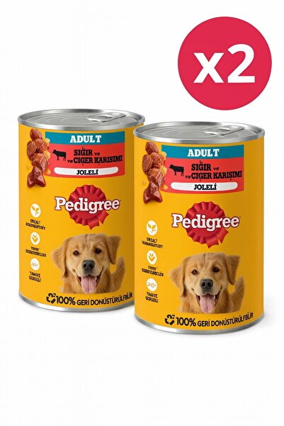 Pedigree Sığırlı Konserve Yaş Köpek Maması 400 G 2 Adet
