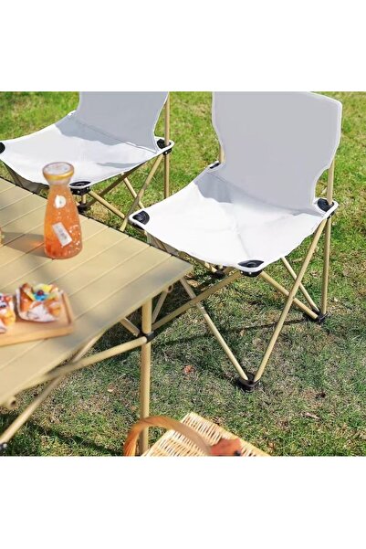 iron candy 250kg Heavy-Duty Folding Camp Chair Fishing Seat w/Side Pocket & C...